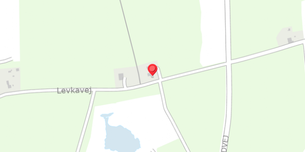Trafikstøjkort på Levkavej 2, 3790 Hasle
