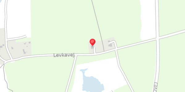 Trafikstøjkort på Levkavej 4, 3790 Hasle