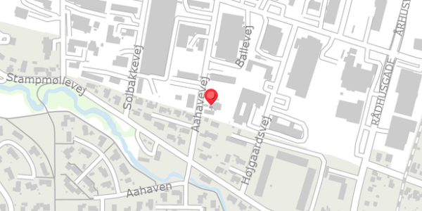 Trafikstøjkort på Aahavevej 10, 8300 Odder