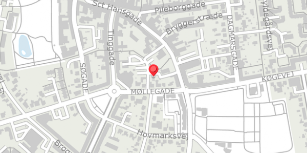 Trafikstøjkort på Sct Hansgade 32, . , 4100 Ringsted