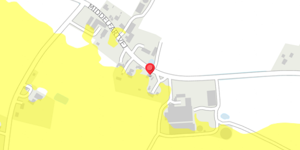 Trafikstøjkort på Middelfartvej 28, . , 5466 Asperup