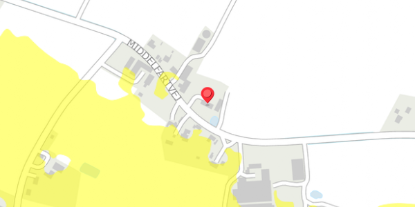 Trafikstøjkort på Middelfartvej 57, . , 5466 Asperup