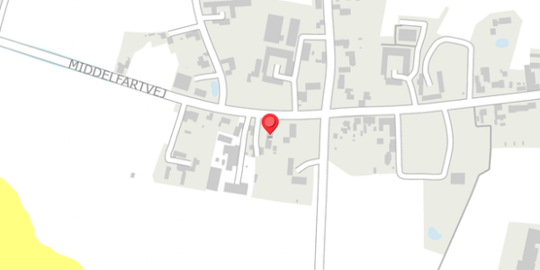 Trafikstøjkort på Middelfartvej 62, . , 5466 Asperup