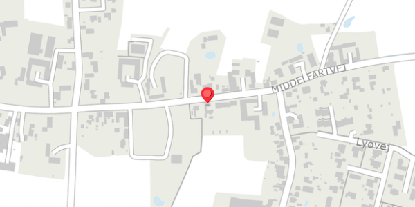Trafikstøjkort på Middelfartvej 80, . , 5466 Asperup