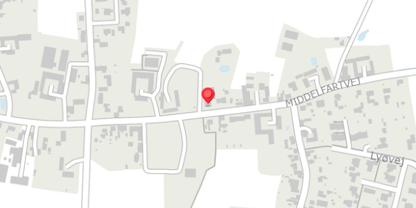 Trafikstøjkort på Middelfartvej 81, . , 5466 Asperup