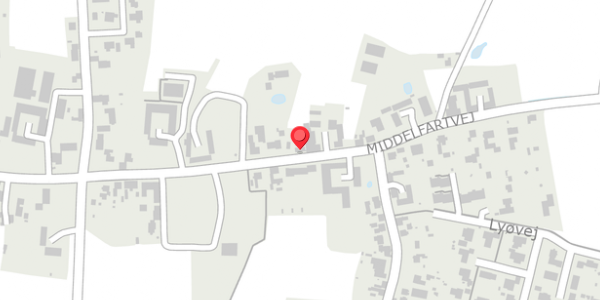 Trafikstøjkort på Middelfartvej 85, . , 5466 Asperup