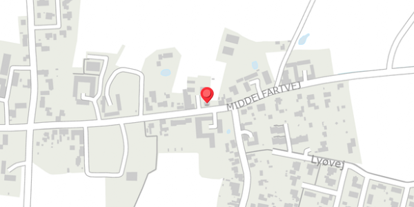Trafikstøjkort på Middelfartvej 89, . , 5466 Asperup
