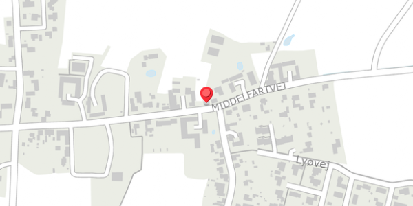 Trafikstøjkort på Middelfartvej 91, . , 5466 Asperup