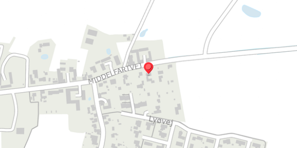 Trafikstøjkort på Middelfartvej 98, . , 5466 Asperup