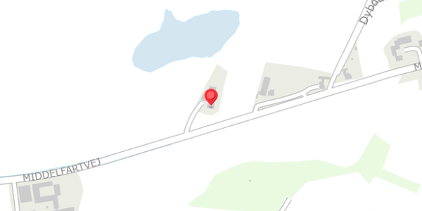 Trafikstøjkort på Middelfartvej 101, 5466 Asperup
