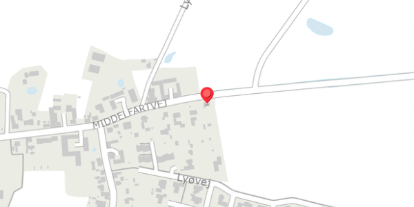 Trafikstøjkort på Middelfartvej 102, . , 5466 Asperup
