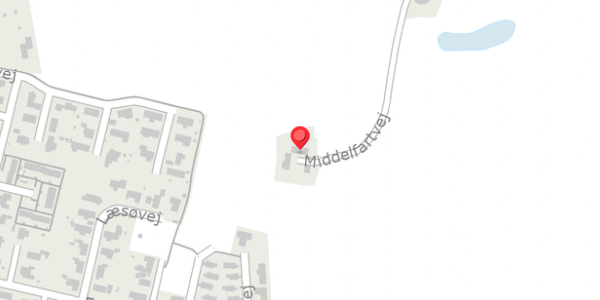 Trafikstøjkort på Middelfartvej 104, . , 5466 Asperup