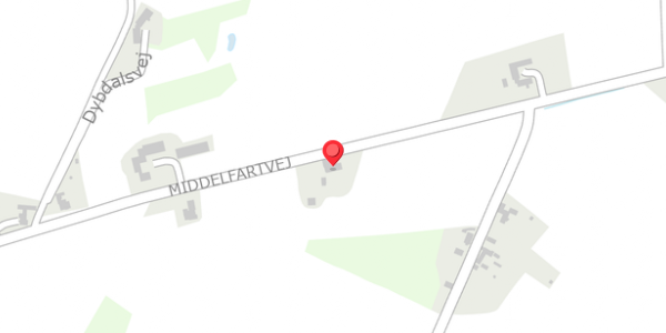 Trafikstøjkort på Middelfartvej 110, . , 5466 Asperup