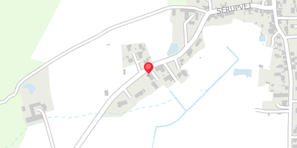 Trafikstøjkort på Serupvej 4E, 8600 Silkeborg