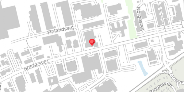 Trafikstøjkort på Norgesvej 49, 6100 Haderslev