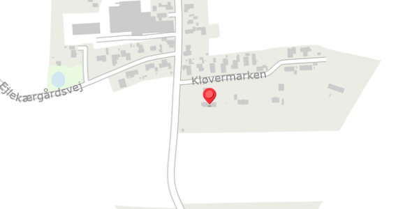 Trafikstøjkort på Kløvermarken 2, 4100 Ringsted