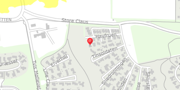 Trafikstøjkort på Havfruen 21, 7500 Holstebro