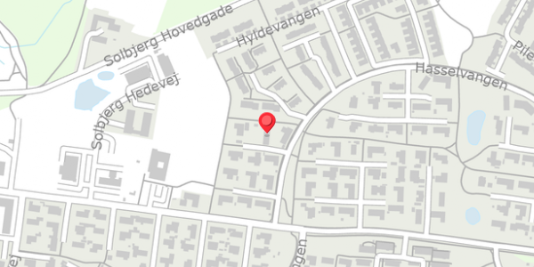 Trafikstøjkort på Hasselvangen 21, . , 8355 Solbjerg