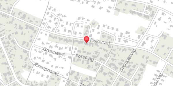 Trafikstøjkort på Fiskervej 36, 7700 Thisted