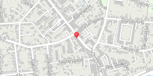 Trafikstøjkort på Borgergade 35, . , 8600 Silkeborg