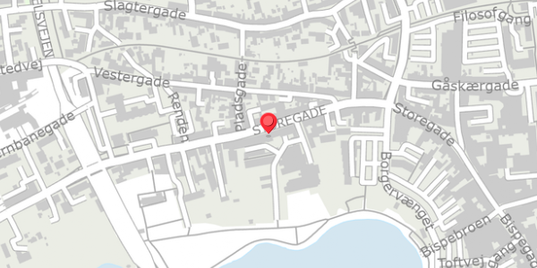 Trafikstøjkort på Storegade 67, 6100 Haderslev