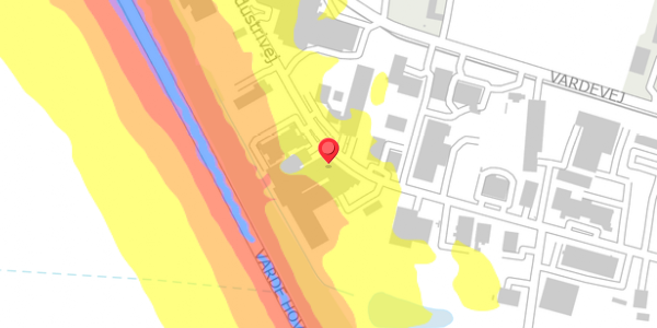 Trafikstøjkort på Industrivej 69, . , 6740 Bramming