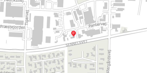 Trafikstøjkort på Pantervej 12, . , 7700 Thisted