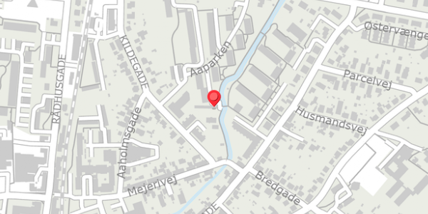 Trafikstøjkort på Aaparken 25N, 8300 Odder