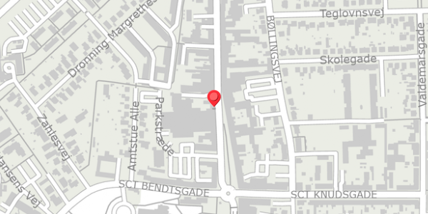 Trafikstøjkort på Nørregade 21, 4100 Ringsted