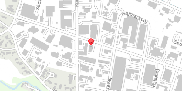 Trafikstøjkort på Ballevej 15, 8300 Odder