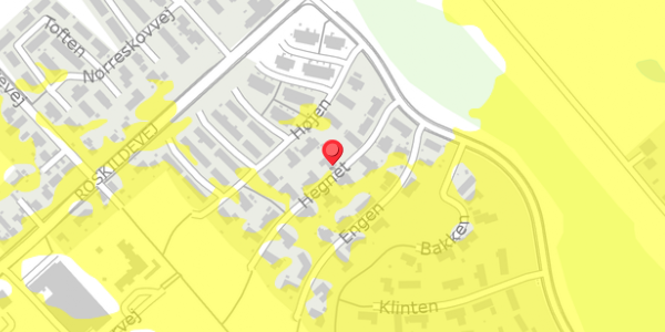 Trafikstøjkort på Hegnet 8, 4100 Ringsted