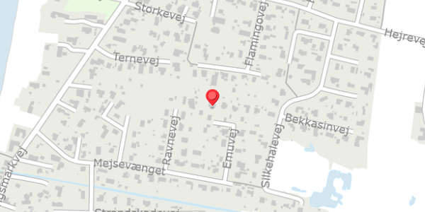Trafikstøjkort på Emuvej 17, . , 4200 Slagelse