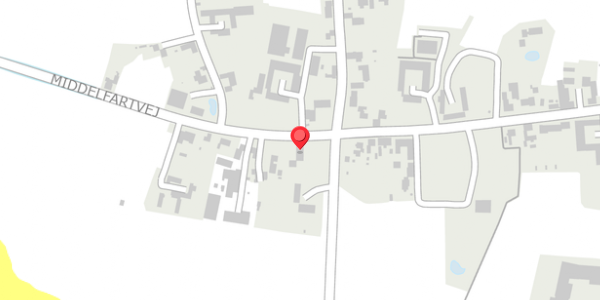 Trafikstøjkort på Middelfartvej 64, . , 5466 Asperup
