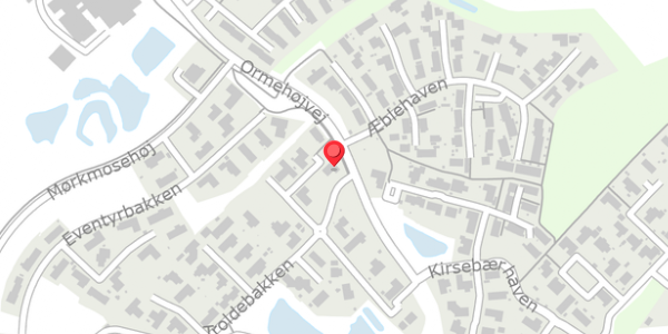 Trafikstøjkort på Troldebakken 6, . , 5560 Aarup