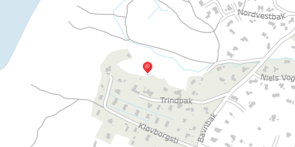 Trafikstøjkort på Trindbak 25, 7700 Thisted