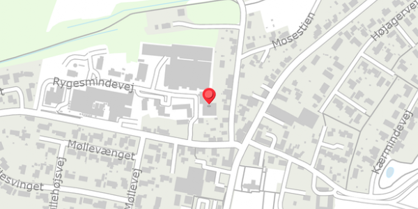 Trafikstøjkort på Rygesmindevej 2, 8653 Them