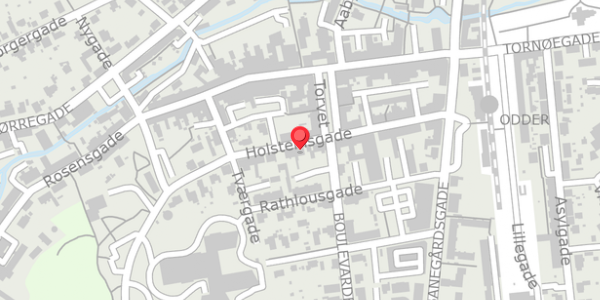Trafikstøjkort på Holsteinsgade 19, 8300 Odder