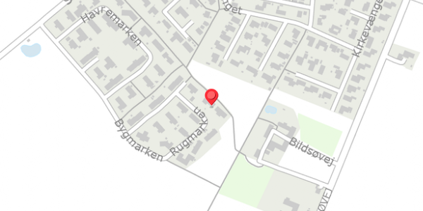 Trafikstøjkort på Rugmarken 15, . , 4200 Slagelse