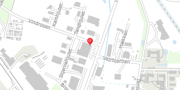 Trafikstøjkort på Vindrosen 1A, 4760 Vordingborg