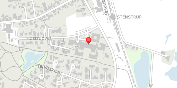 Trafikstøjkort på Hostrupvej 1, st. e1, 5771 Stenstrup