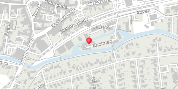 Trafikstøjkort på Åholmen 18, . , 8500 Grenaa
