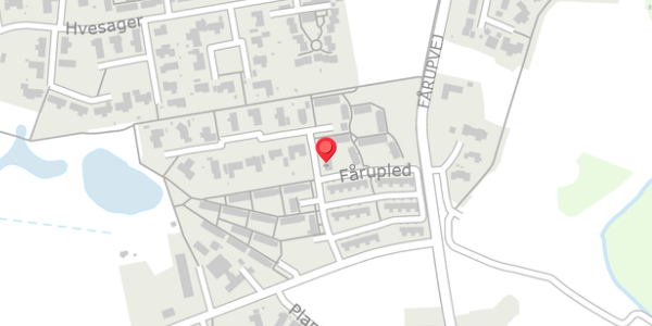 Trafikstøjkort på Fårupled 8, . , 7300 Jelling