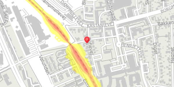 Trafikstøjkort på Sofievej 6A, 4300 Holbæk