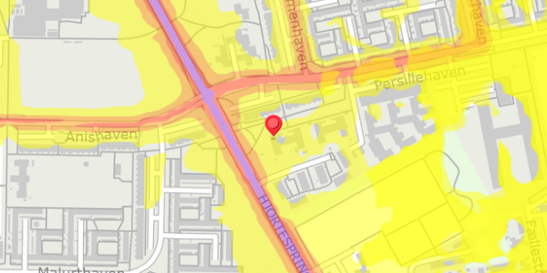 Trafikstøjkort på Persillehaven 18, . , 2730 Herlev