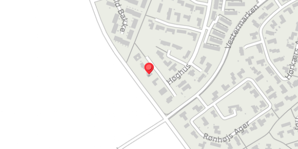 Trafikstøjkort på Høghus 119, 8300 Odder