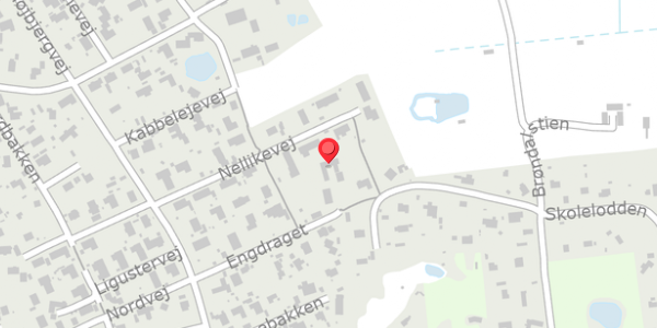 Trafikstøjkort på Engdraget 13, 3390 Hundested