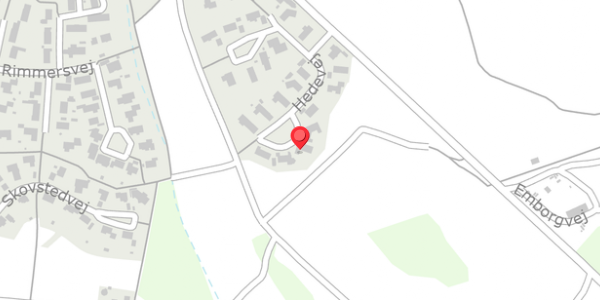 Trafikstøjkort på Hedevej 15, . , 8680 Ry