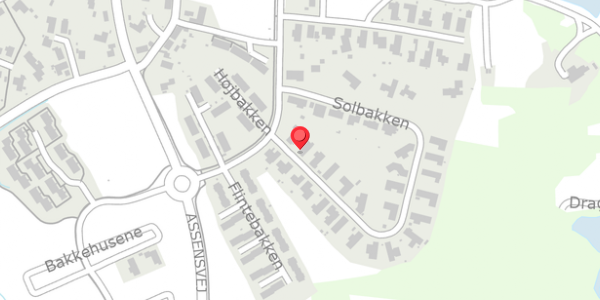 Trafikstøjkort på Solbakken 32, 5560 Aarup