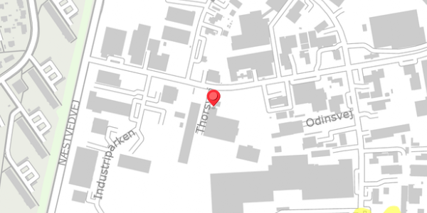 Trafikstøjkort på Thorsvej 4A, . , 4100 Ringsted