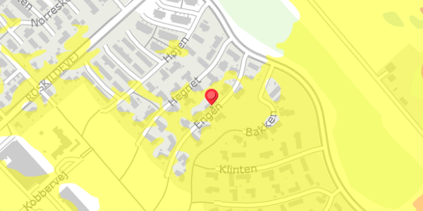 Trafikstøjkort på Engen 8, 4100 Ringsted
